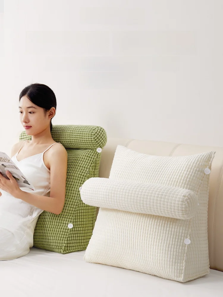 

Современная простая подушка для спальни, дивана, бархатная подушка для кормления, кормления, поддержка талии, подушка для кровати, домашний текстиль Cuion