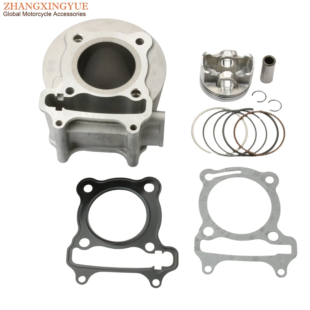 Scooter 160cc 59mm G5 Big Bore Cylinder Kit For Kymco Like 150i Racing 150cc 12100-LEB1-90B LFE2 Pin 15mm