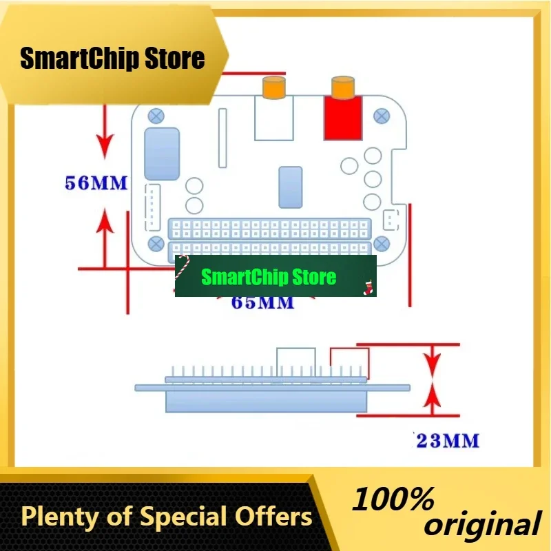 SmCpES9018K2M Raspberry Pi Expansion Decode Board I2S DAC Digital Audio Sound Card 4580D OP AMP For Raspberry Pi 4B 3B 3B+ 2B+