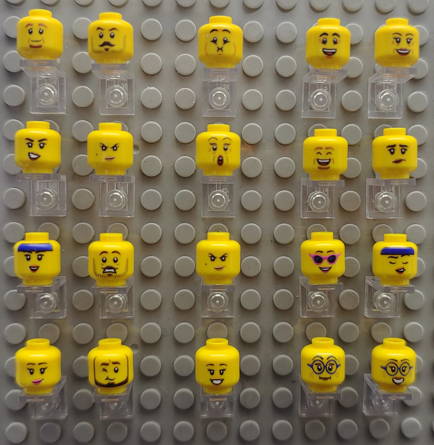 Kury Toys DIY MOC For 3626 6# 1pcs printed parts Single side Building block parts for brick toys