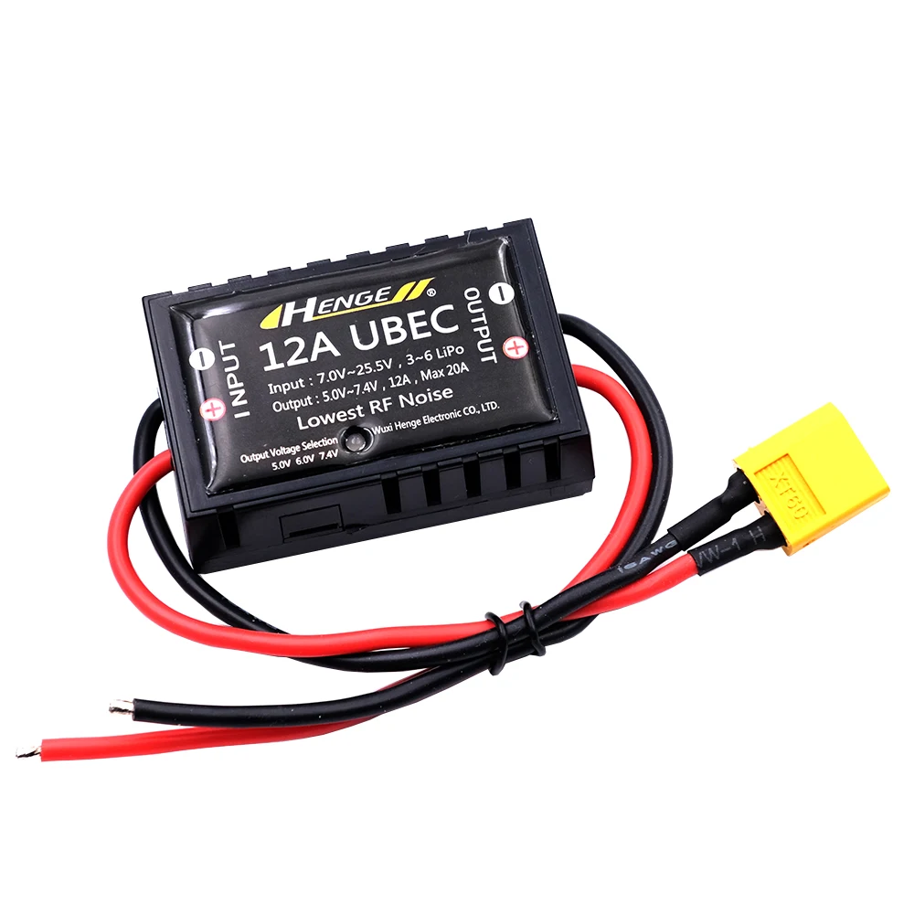 HENGE 4A 6A 8A 12A UBEC 5V 6V 7.4V Switch Mode BEC Voltage Stabilizer for RC Airplanes Boat Battery Accessories