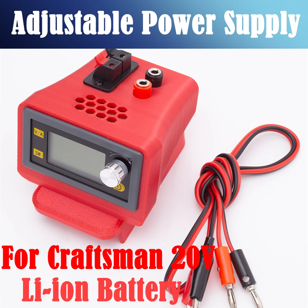 Portable DC Voltage Stable Regulated Switching Power Supply Adjustable For Craftsman 20V Team Lithium Battery(NO Battery)