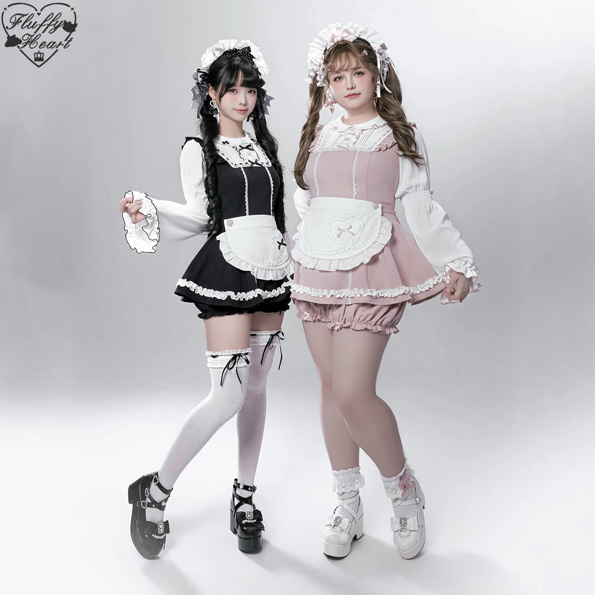 خريف جديد اليابانية Rojita نمط SC دعوى خادمة نظرة فستان فوقي انفصال المئزر السراويل الحلو لطيف 3 قطع مجموعة الملابس النسائية