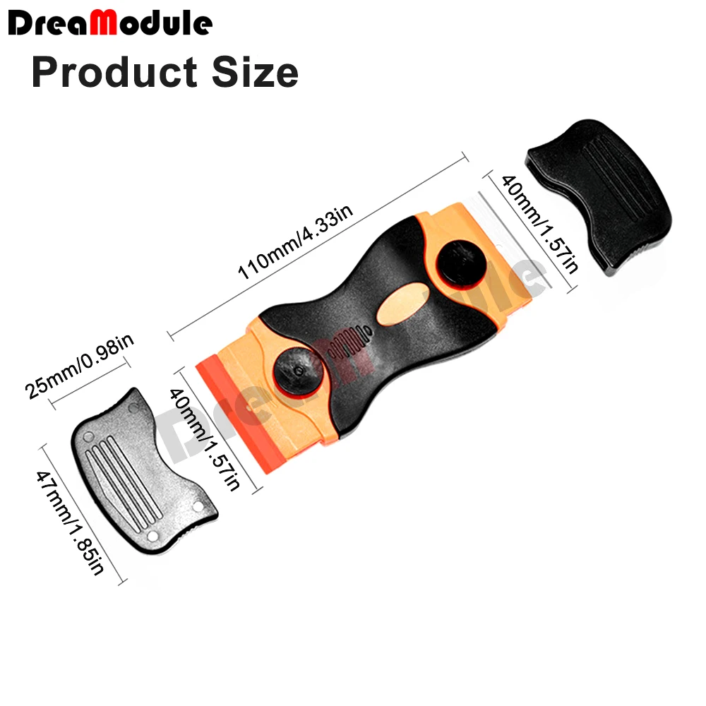 Plastic /Metal Razor Blade Scrapers For The Window Of The Car Vinyl Film Cleaning Adhesive Glass Of Ceramic Powder Remover Tool