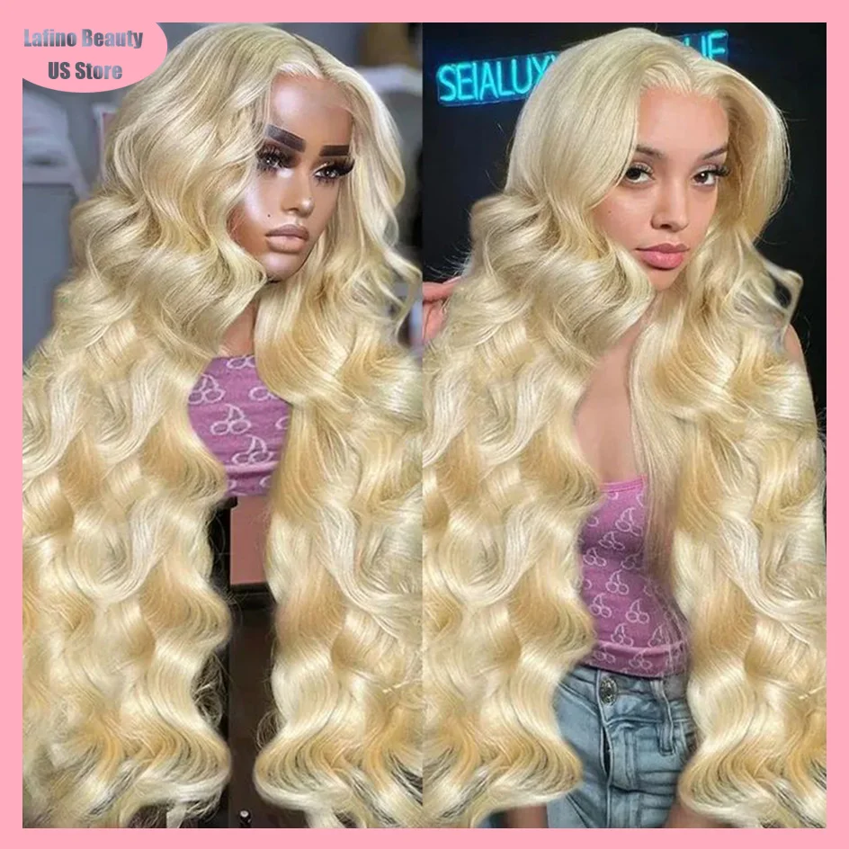 

Lafino Brazilian Hair Body Wave Lace Front Wig 13x6 Loose Body Wave 13x4 Lace Frontal Blonde 613 Lace Frontal Wig Human Hair