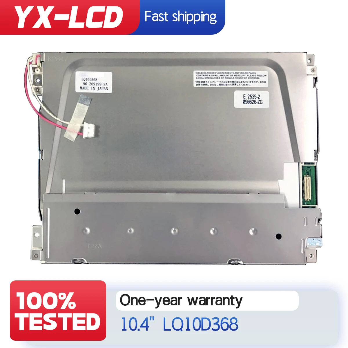 LQ10D368 LQ10D367 LQ10D36A Original 10.4 Inch LCD Panel Display Modules 640(RGB)×480