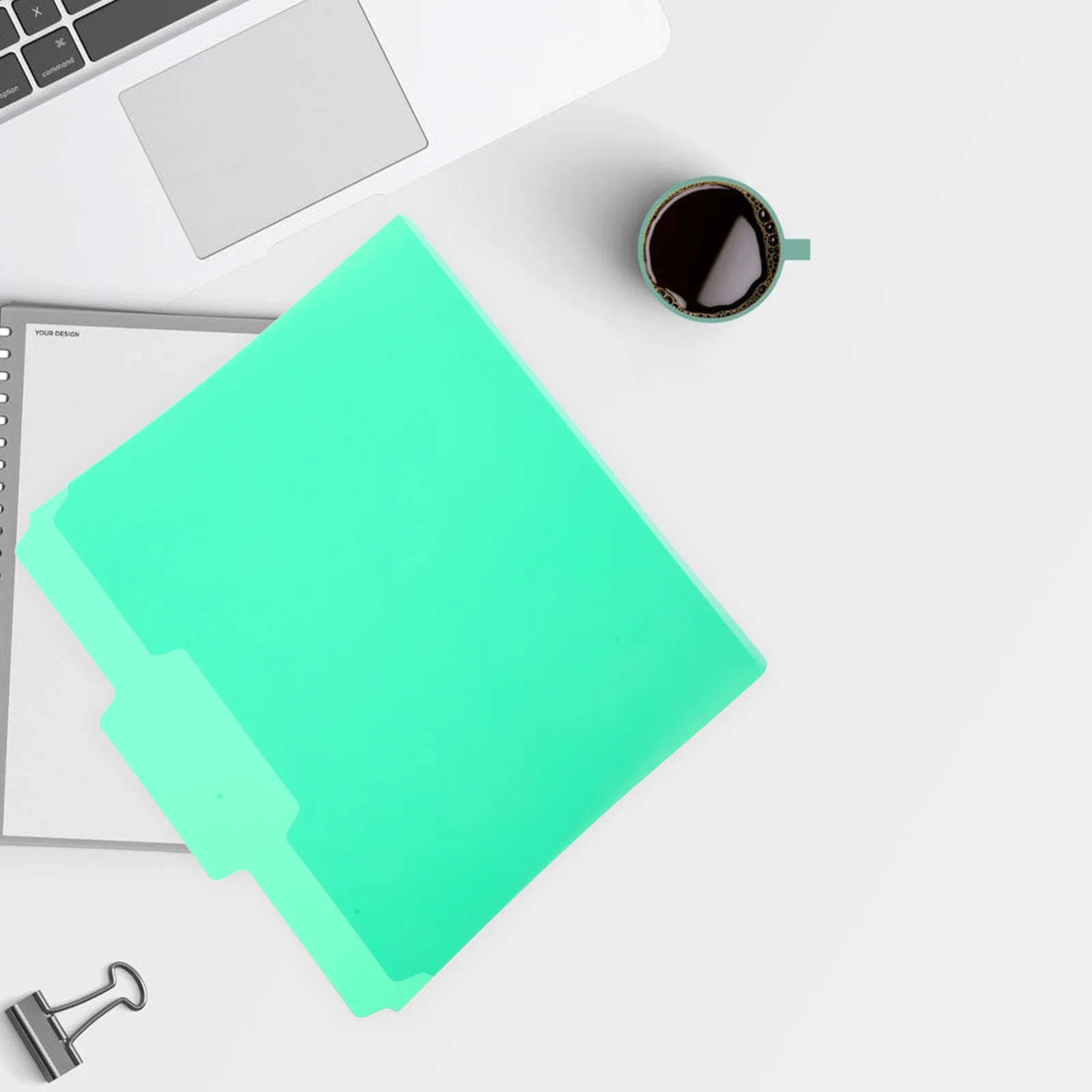 6 قطع من مجلدات الملفات البلاستيكية متعددة الألوان لتنظيم وحماية المستندات المهمة والمجلدات الملونة والمجلدات البلاستيكية