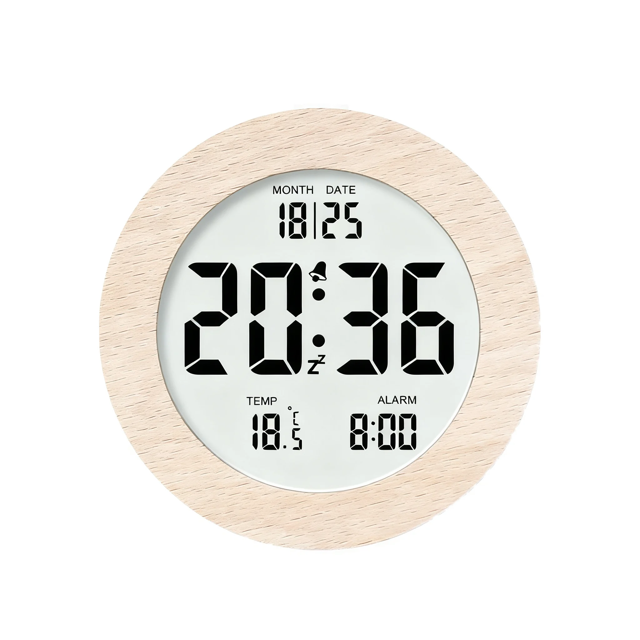 Wooden Alarm Clock And Wooden Digital Clock Timeless Blends Craftsmanship With Modern Technology
