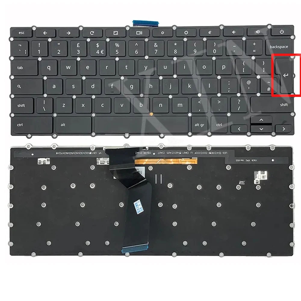 

UK Backlit Laptop Keyboard For ACER Chromebook 15 C910 C738T CB3-431-531 CB5-571 C731T