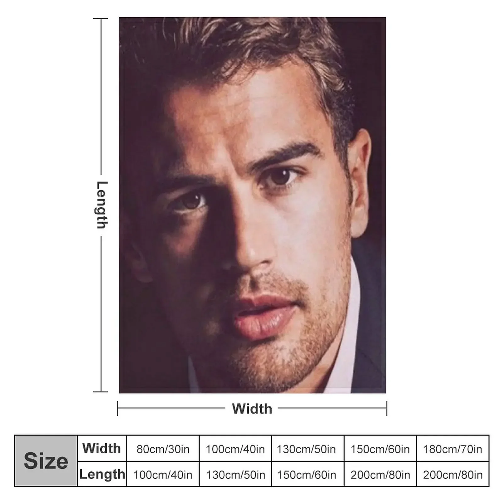 theo james Throw Blanket Luxury Brand Soft Designers cosplay anime Blankets