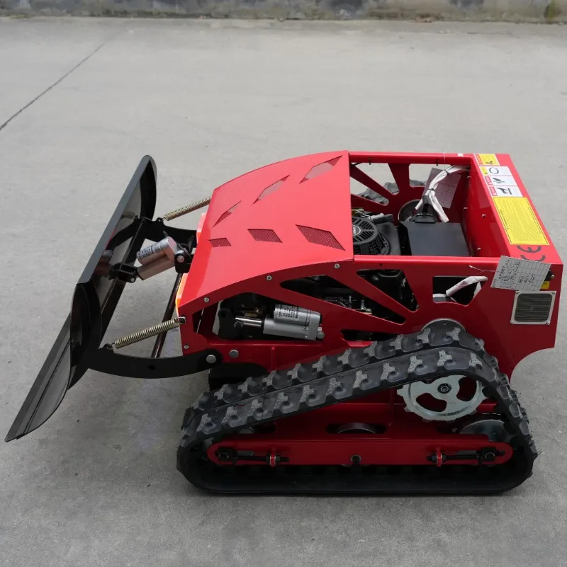 From snow to mud: remotely operated crawler snow removal machines