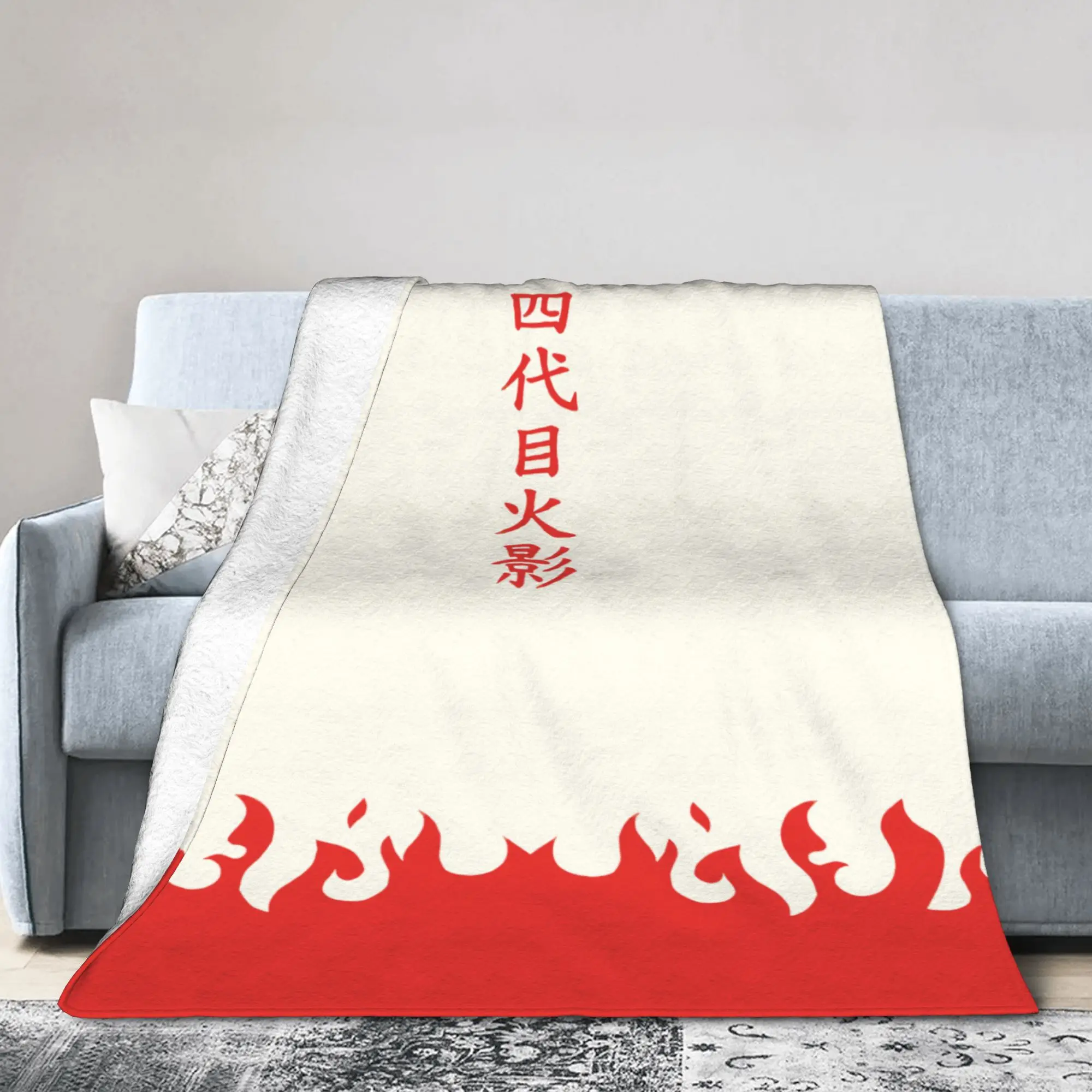 Custom Ultra-Soft Fleece Uzumaki N-Narutoes Comic Throw Blanket Warm Flannel Movies Blankets for Bedroom Travel Sofa Quilt