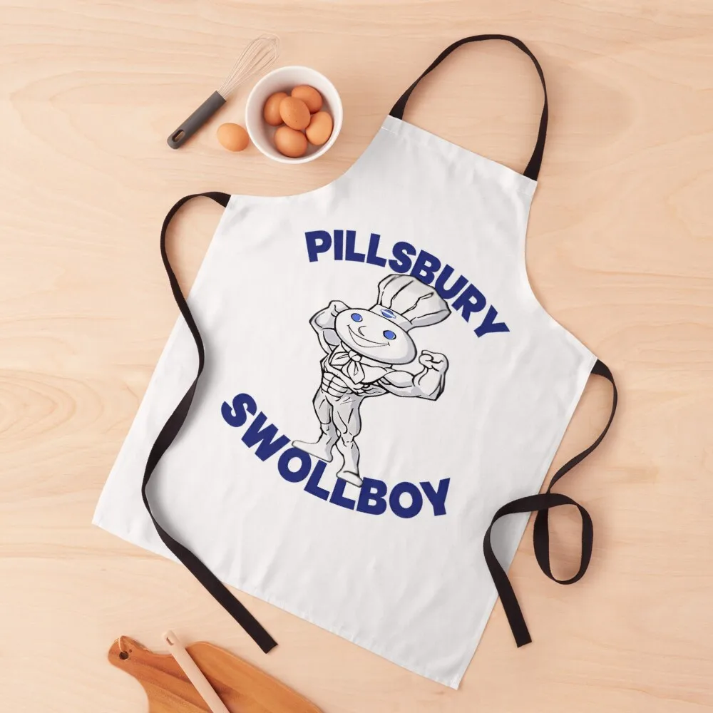 

Jerks - Pillsbury Swoll\t \t Apron Kitchen Tools Kitchen Man work gowns for women cleaning home women Apron