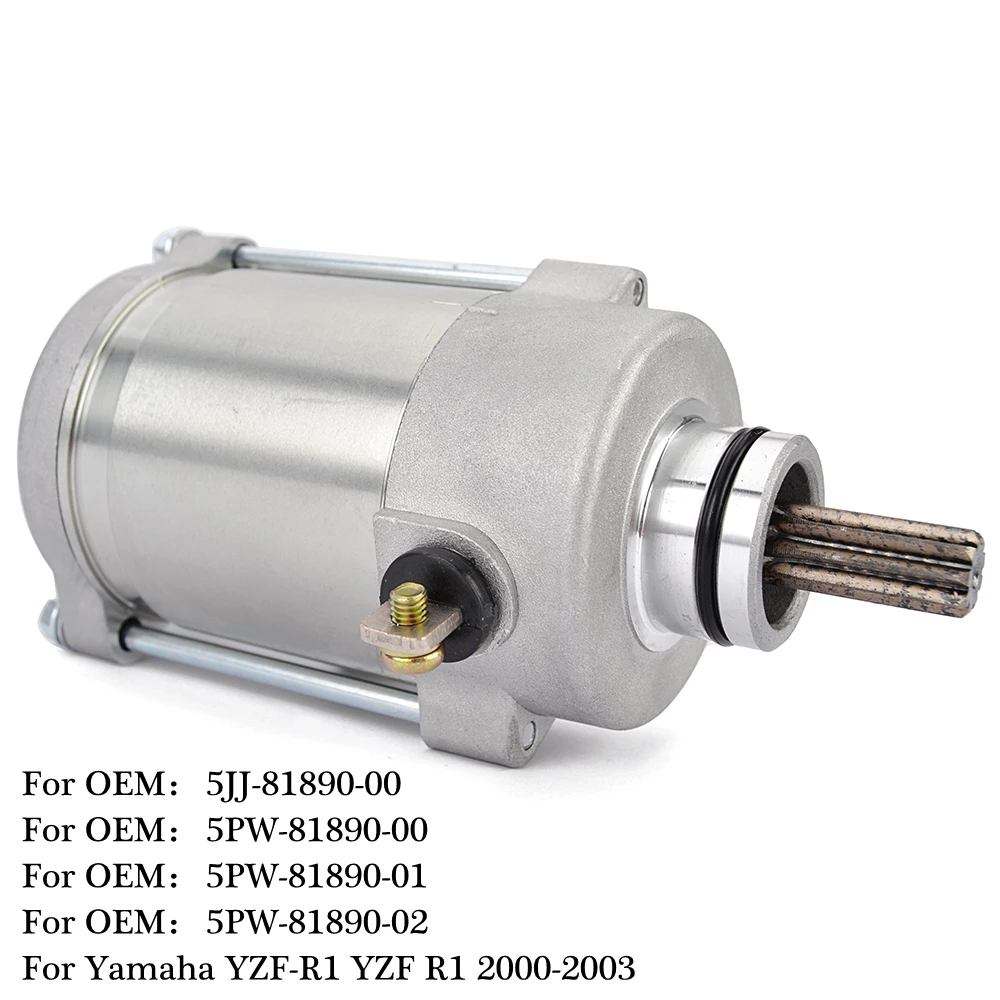 

YZF R1 Motorcycle Electric Starter Motor For Yamaha YZF-R1 YZF R1 2000-2003 5PW-81890-02 5PW-81890-01 5PW-81890-00 5JJ-81890-00