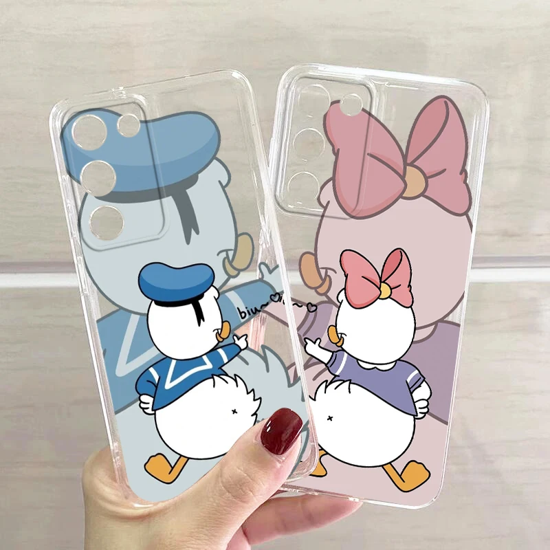 

Disney Cute Art Donald Duck For Samsung A53 A52 A54 A13 A12 A32 A71 A33 A73 A72 A51 A23 A21S 5G Transparent Phone Case