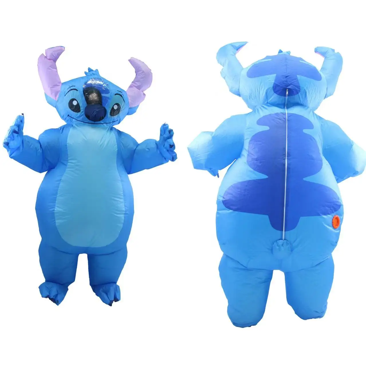 Nuevo Disfraz Inflable de Stitch para Adultos, Disfraz de Lujo para Halloween, Carnaval, Navidad, Ropa Inflable