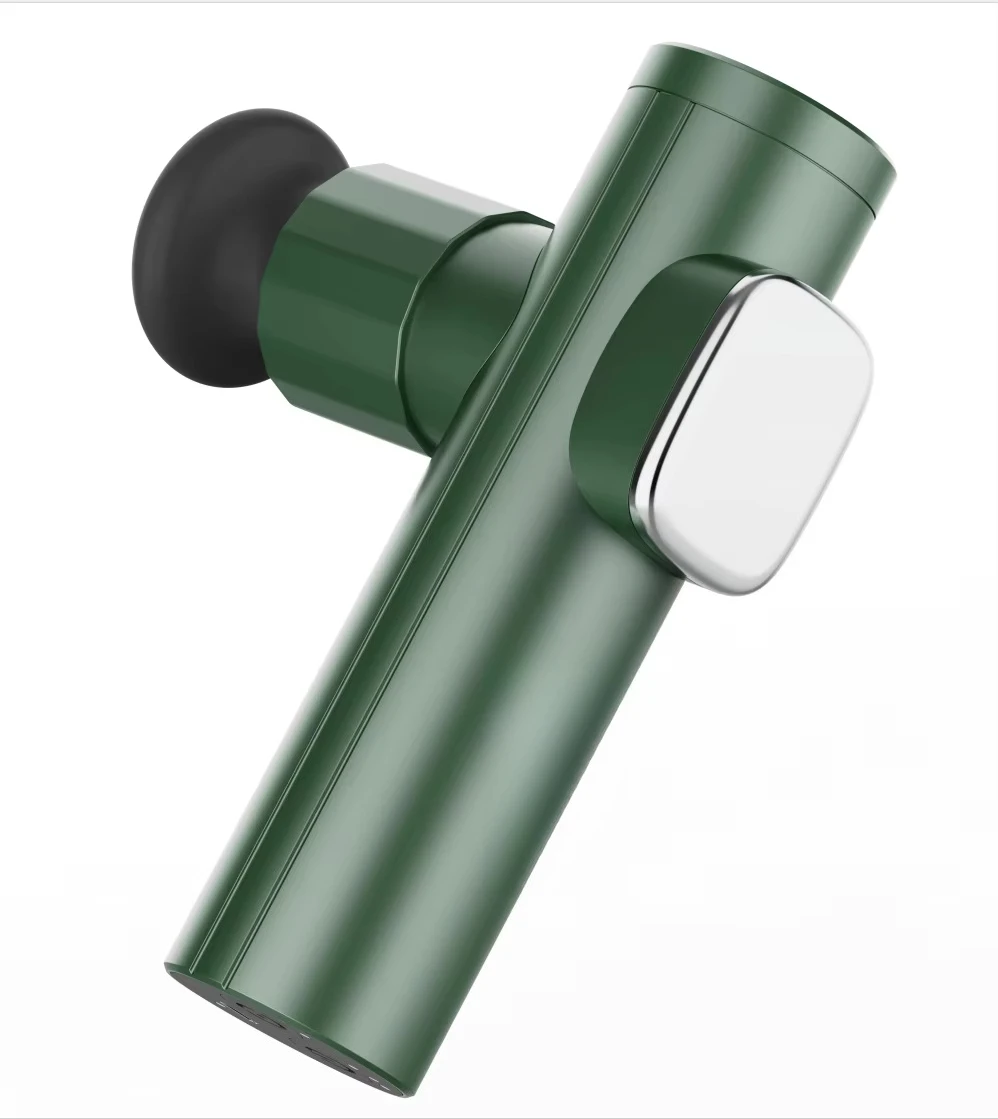 Professional Metal Body Massage Gun, Deep Tissue Therapy, 3 Speeds, Muscle Massager, Pain Relief, Silent Operation