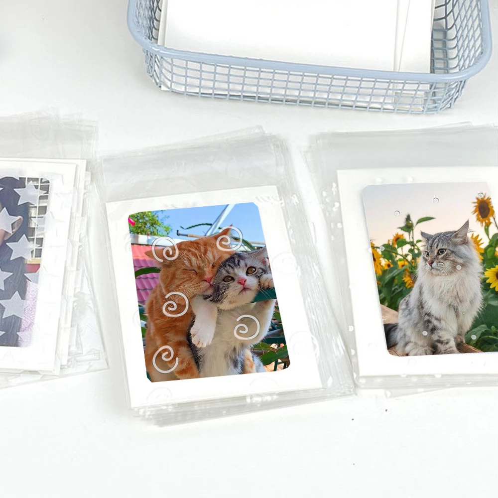 50 шт., самоклеящиеся пакеты в горошек