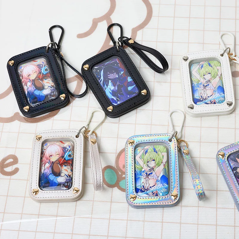 Long Pin Case Protective for Anime Ita Bag Accessories Girl Anime DIY Pins Display Decoration Multiple PVC Case Keychains