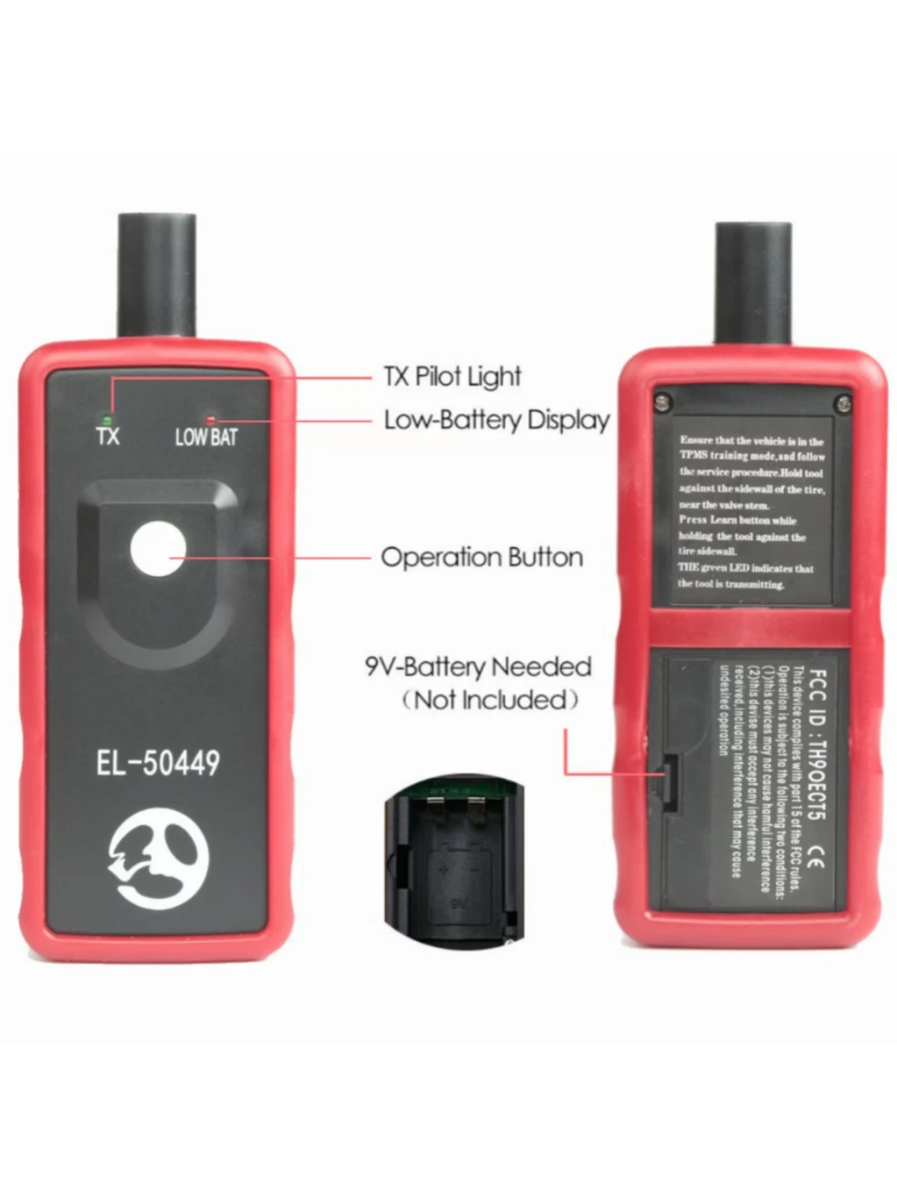 For Ford El50449 TPMS Tire Pressure Monitor Sensor Scanner Tpms Activation Tool EL TPMS Reset Tool Scanner PK EL-50448