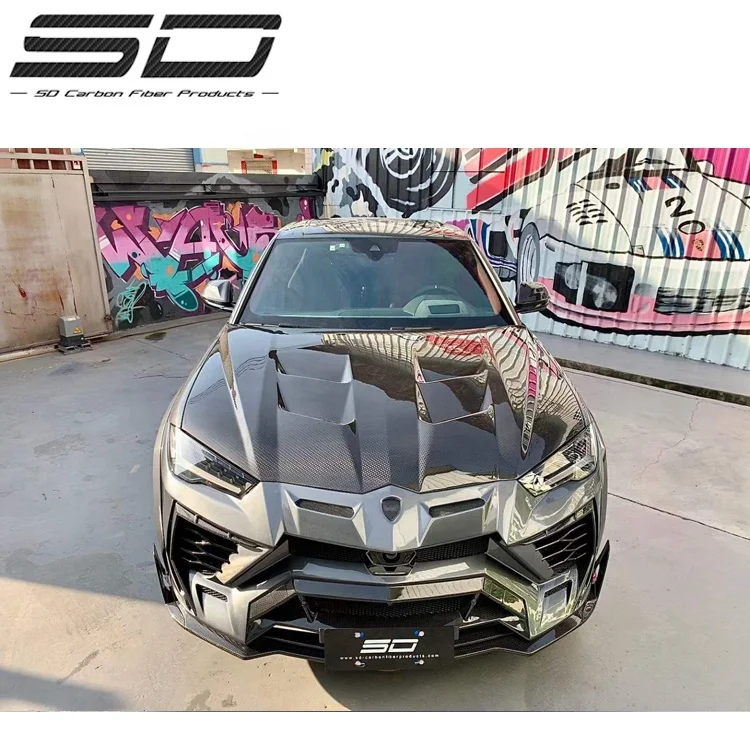 Best Fitment Dry Carbon Fiber Msy Style Bumper Fender Side Skirt Spoiler For Lambo URUS