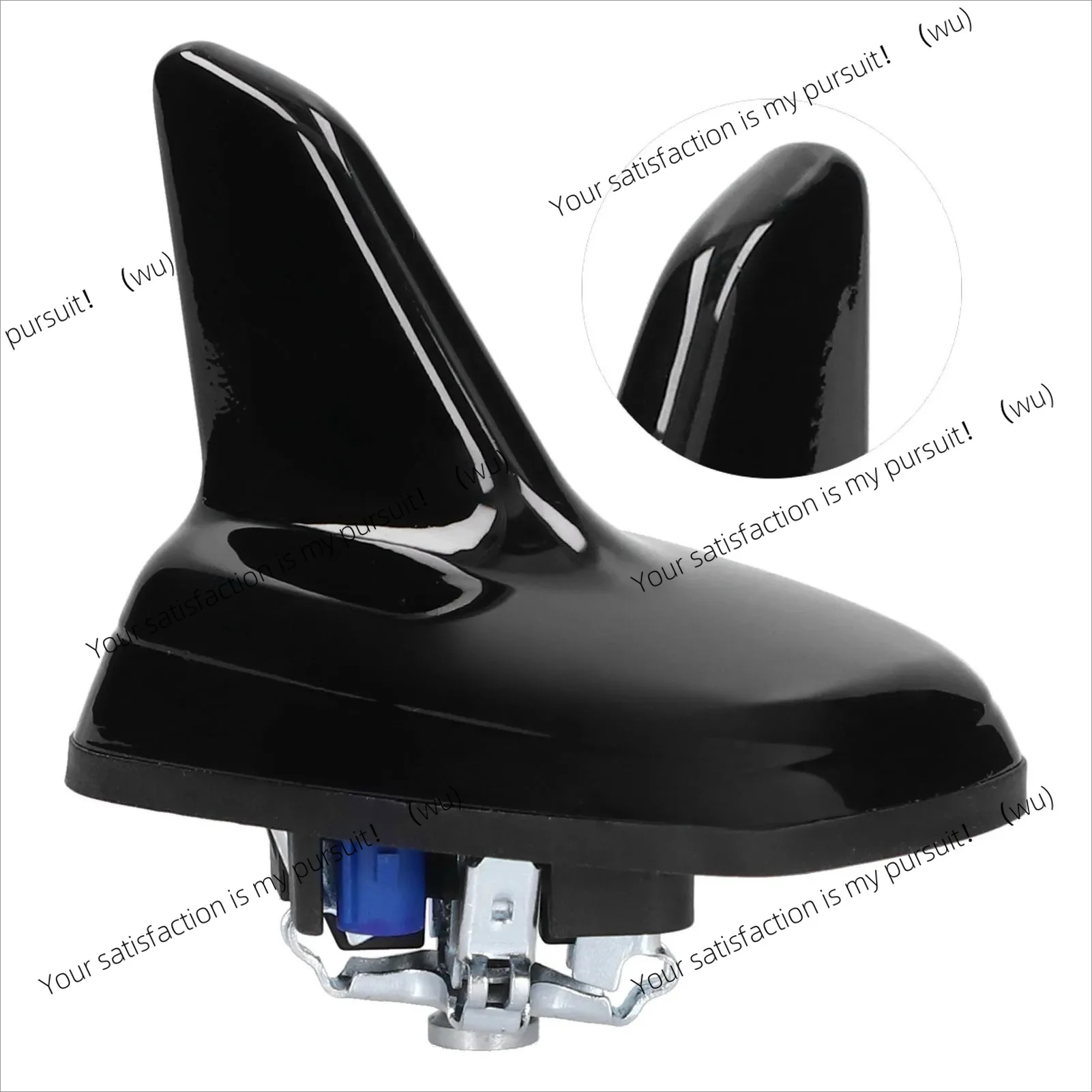 for // 5E/Superb NP Shark Antenna Roof Antenna Shark Fin Shape 5Q0035507B5FQ Glossy Black Replacement