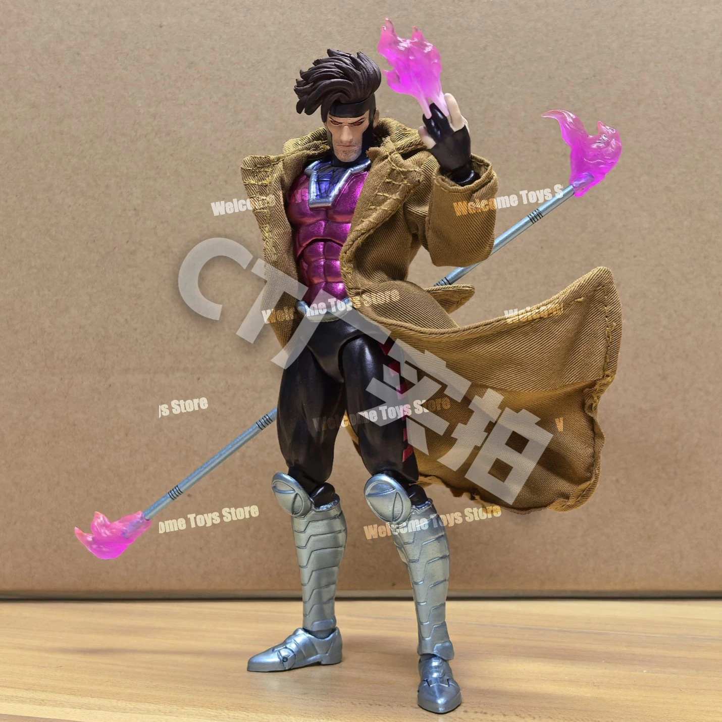 In Stock Ct Toys Gambit Mafex 131 X-Men Figure Wolverine Anime Action Figure Figurine Statue Model Customi Gifts For Kids Toys view 6