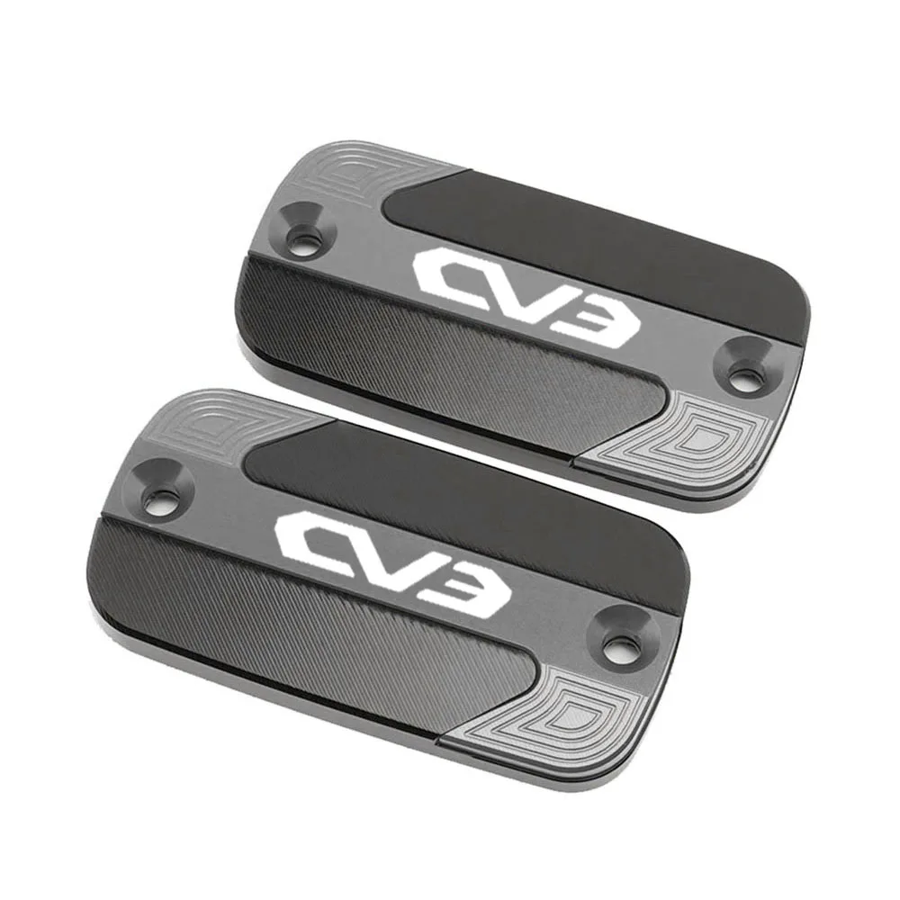 ل KYMCO CV3 CV 3 2019- 2023 2022 2021 2020 2019 دراجة نارية CNC اكسسوارات الجبهة الفرامل اسطوانة السائل خزان غطاء غطاء خزان #6