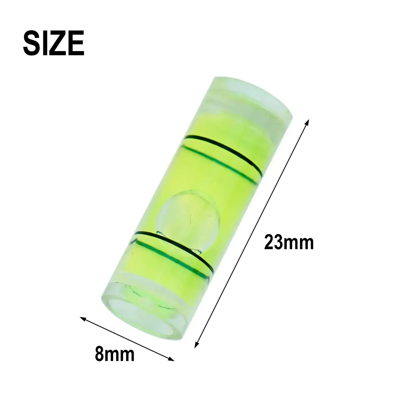 5pcs High PrecisionSpecial Level Bubble Leveler Pan-Tilt Balancer Measuring Set 23*8 Mm For Household Measuremen Measuring Tool