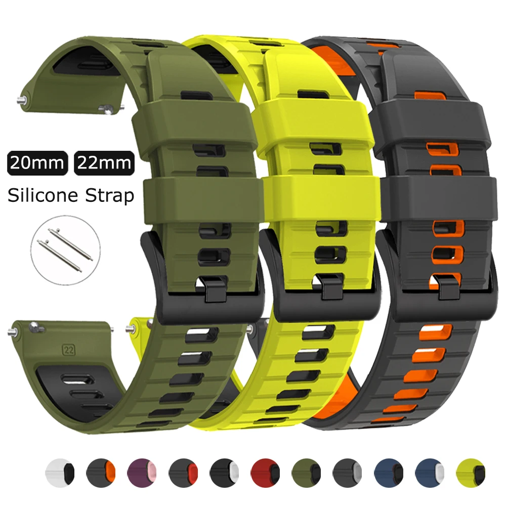 20mm 22mm Silikonarmband für Amazfit Balance 2/Bip/GTR 2 4 3pro/Active 2/GTS 4 Magnetisches Armband für Huawei Watch GT 6 5 4 pro