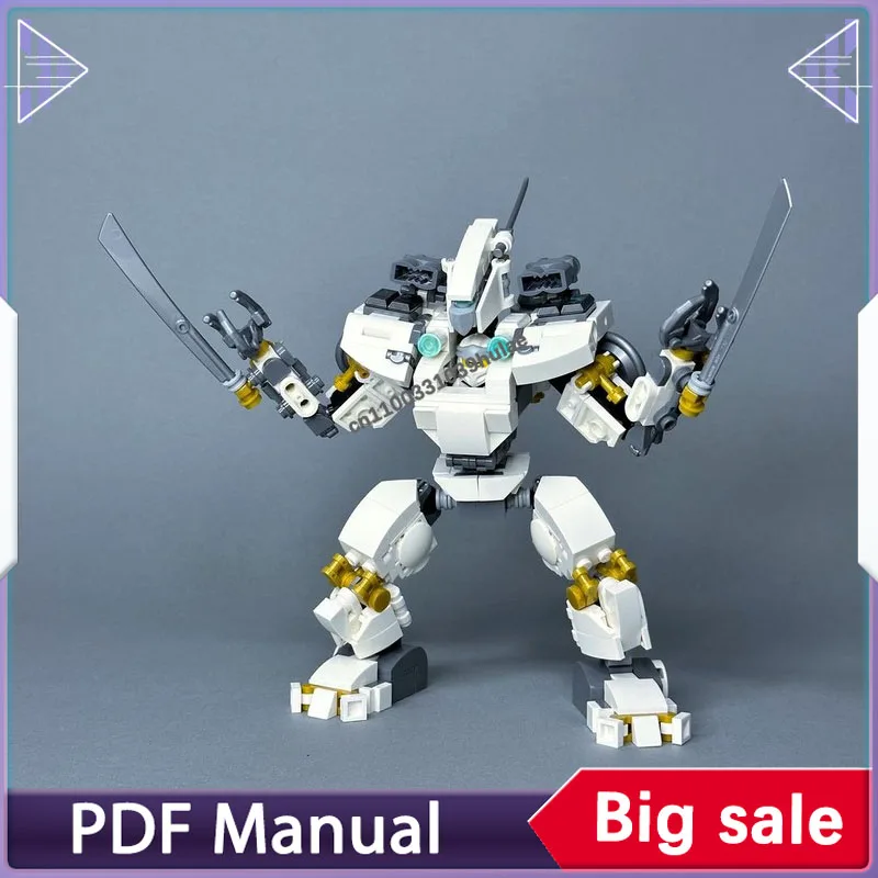 Zestaw klocków Ice Mech figurki akcesoria dekoracja dla dorosłych cegły dekoracja prezent na Boże Narodzenie