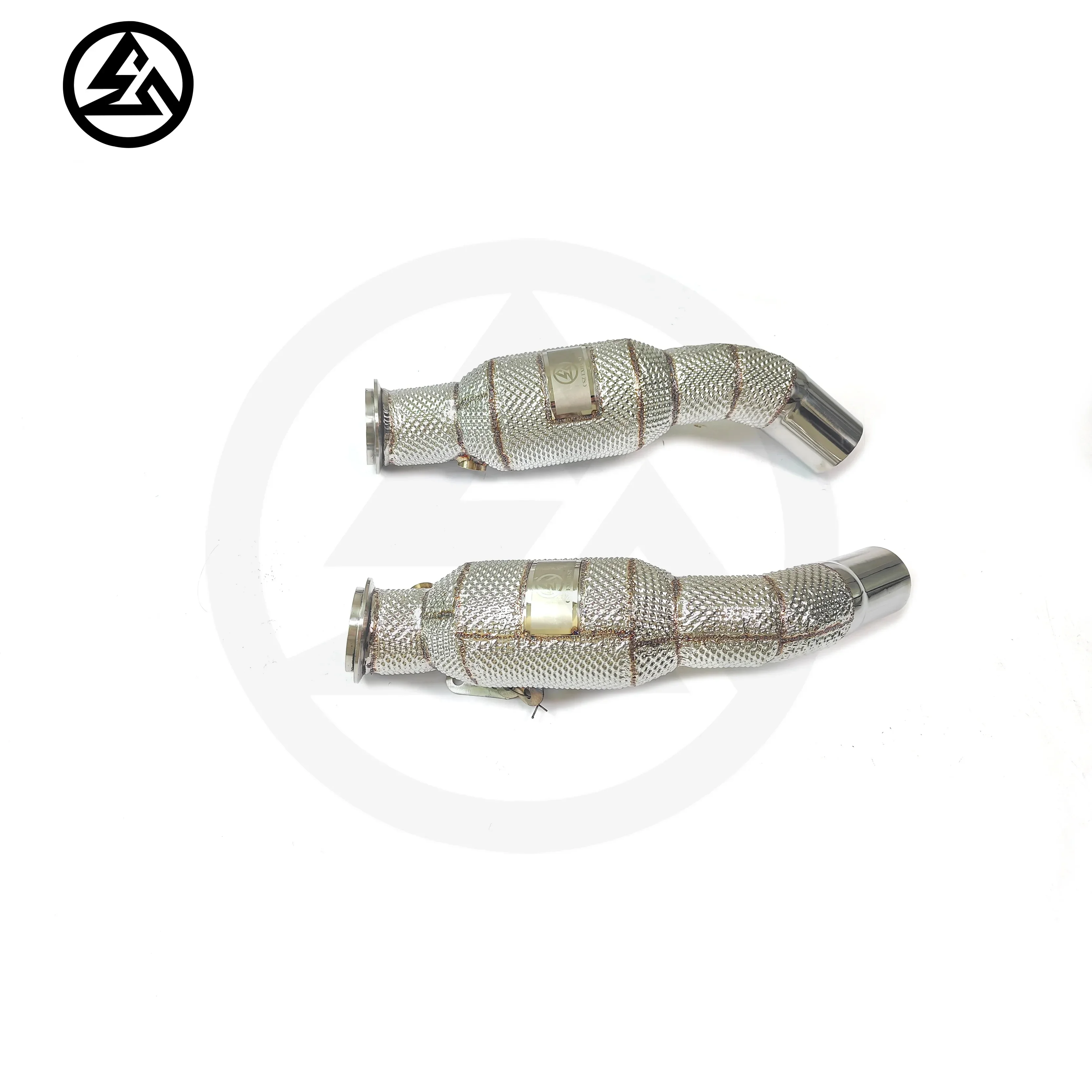 

Nick NickCSZ SS304 Performance Downpipe for Alfa Romeo Giulia Stelvio 2.0T High Flow Headers Exhaust