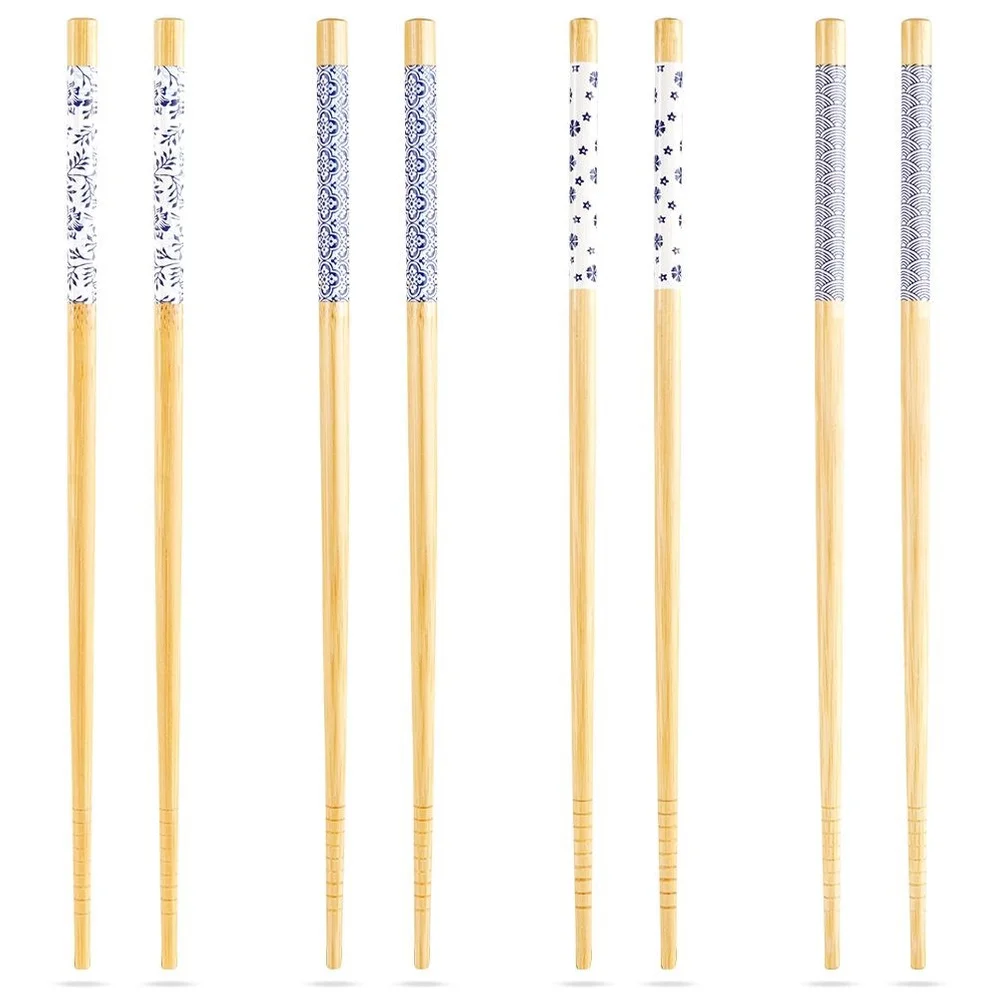 Bamboe Sushi eetstokjes 24 cm 8-delig