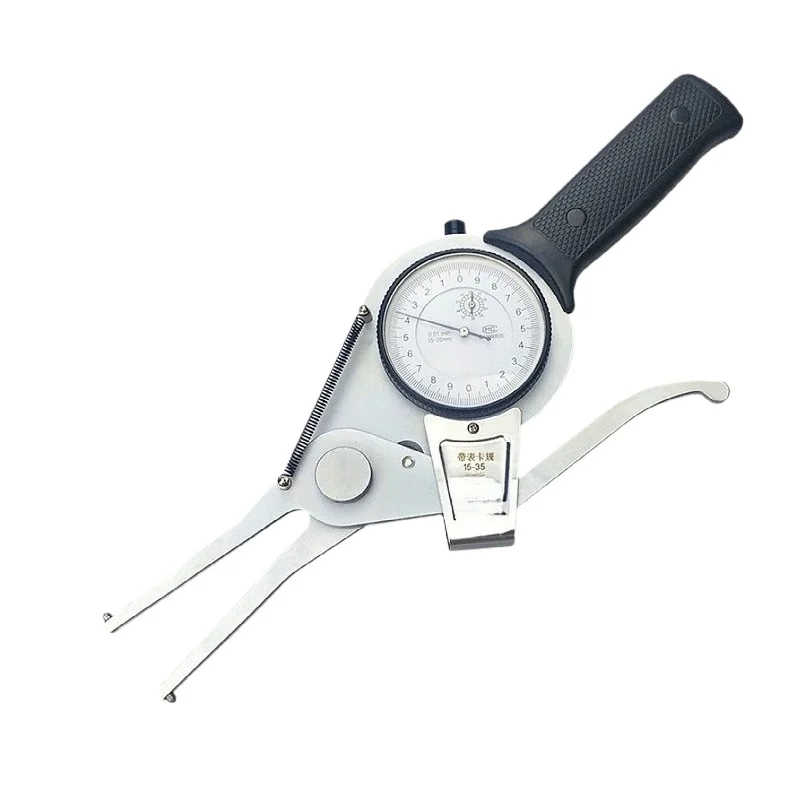 10-415MM Internal or external card gauge Inside caliper with dial watch handle thickness gauge inner groove hole thickness
