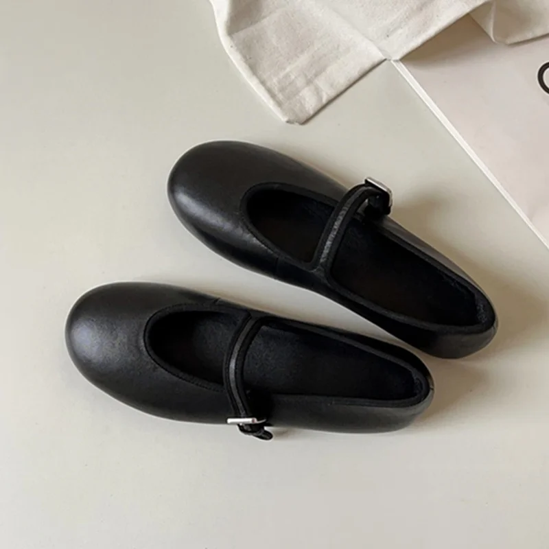 

Maxdutti 2026 Shoes For Woman Minimalist Leopard Print Mary Jane Shoes Elegant Sheepskin Soft Comfortable Woman Shoes Loafers