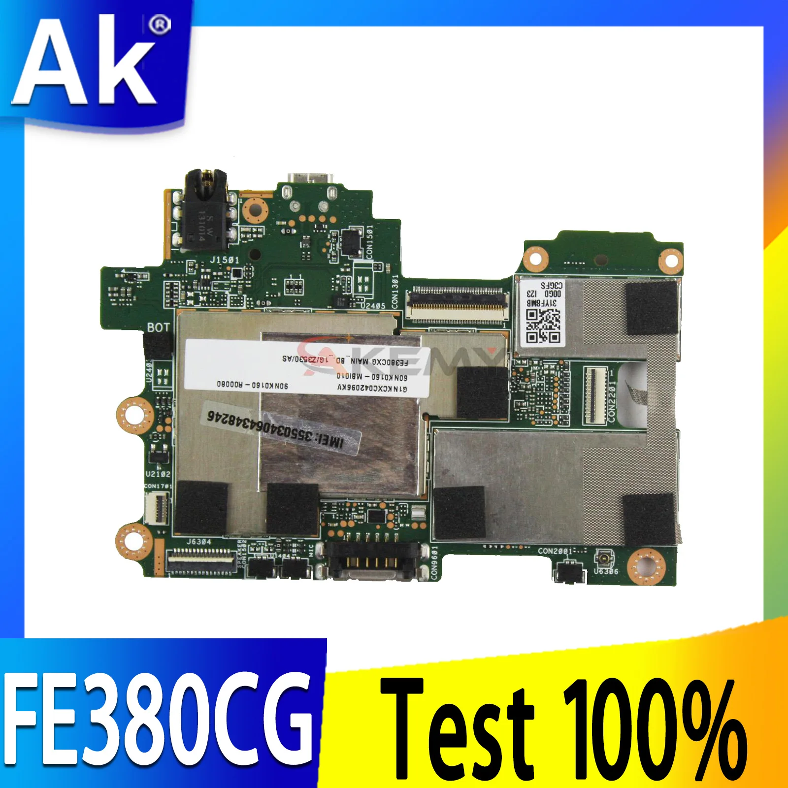 

For ASUS Enhanced Mainboard FE380CG Laptop Motherboard Fonepad 8 CPU QC1.3 2GB 4GB RAM 100% Tested