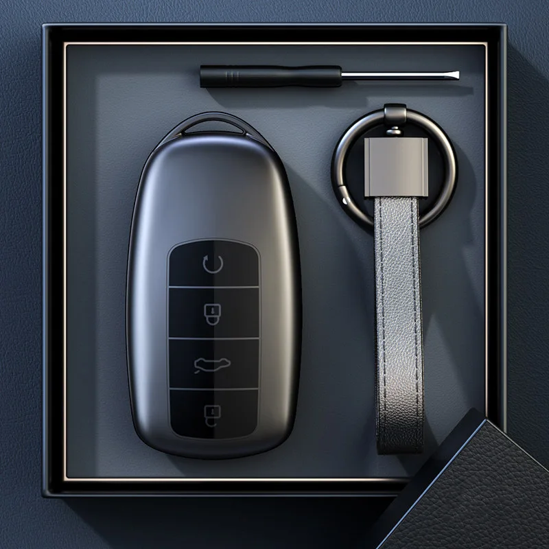 Capa Protetora de Chave de Carro em TPU Cinza para Chery Jaecoo J7 7 J8 Omoda 5 C5 Tiggo 7 8 Pro Max Tiggo 7 8 Plus Arrizo 5 Plus Acessórios Automotivos