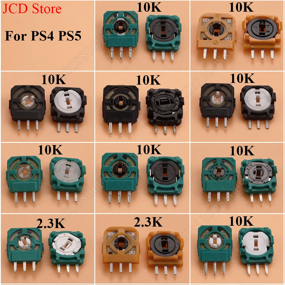 1 pc High Quality OEM for PS5 PS4  Game Controller 3D Analog Stick Button Sensor Light Part Micro Mini Switch Axis Potentiometer