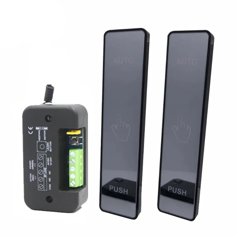 12V Remote Control Wireless Door Exit Switch, Manual Press Release Button, for Automatic Door Opener & Door Lock Access System