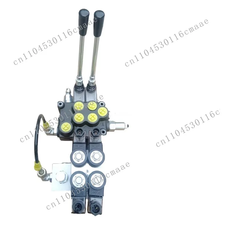 Electronically controlled AC12V 24V hydraulic solenoid valve, multi-way valve, distribution relief valve