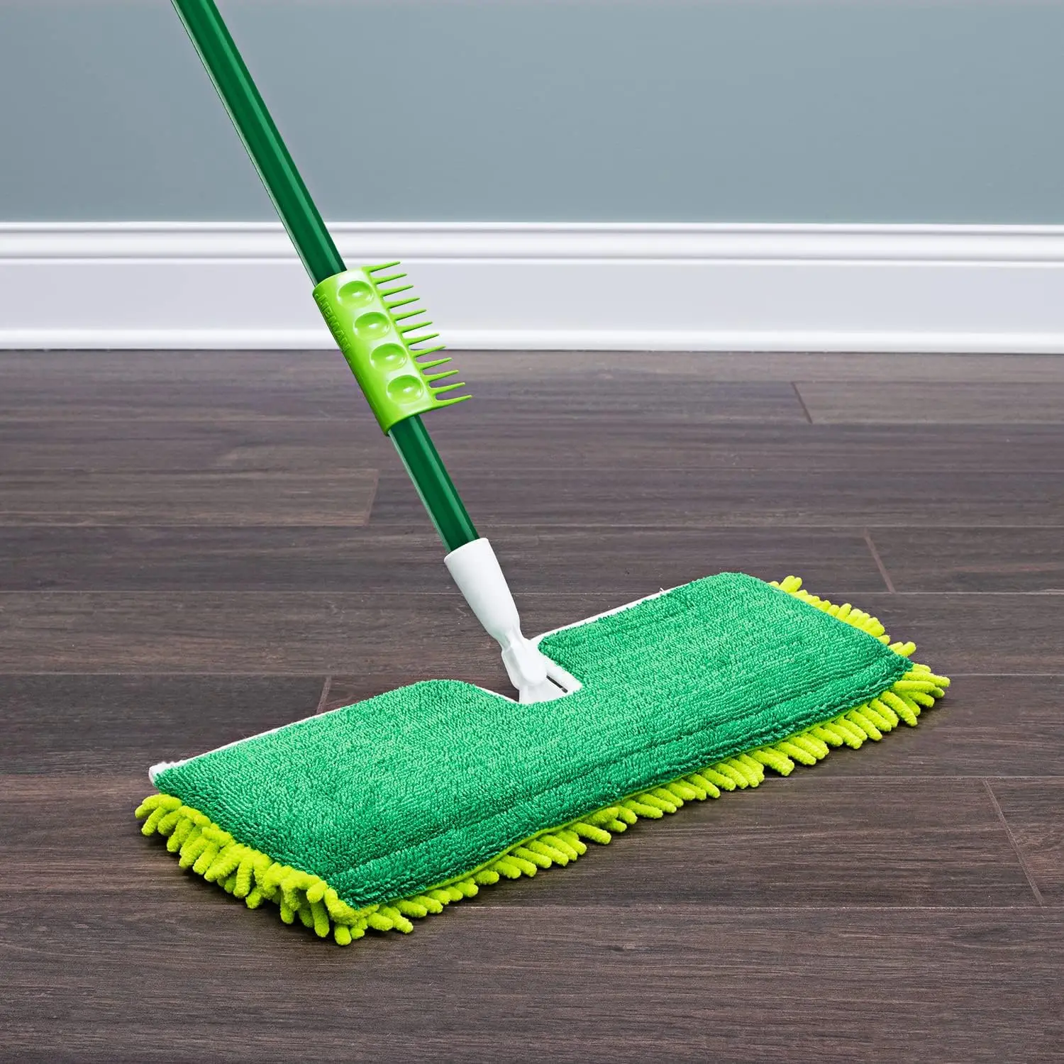 4-Pack Dual-Sided Microfiber Mop Refills for Easy Cleaning on All Floors