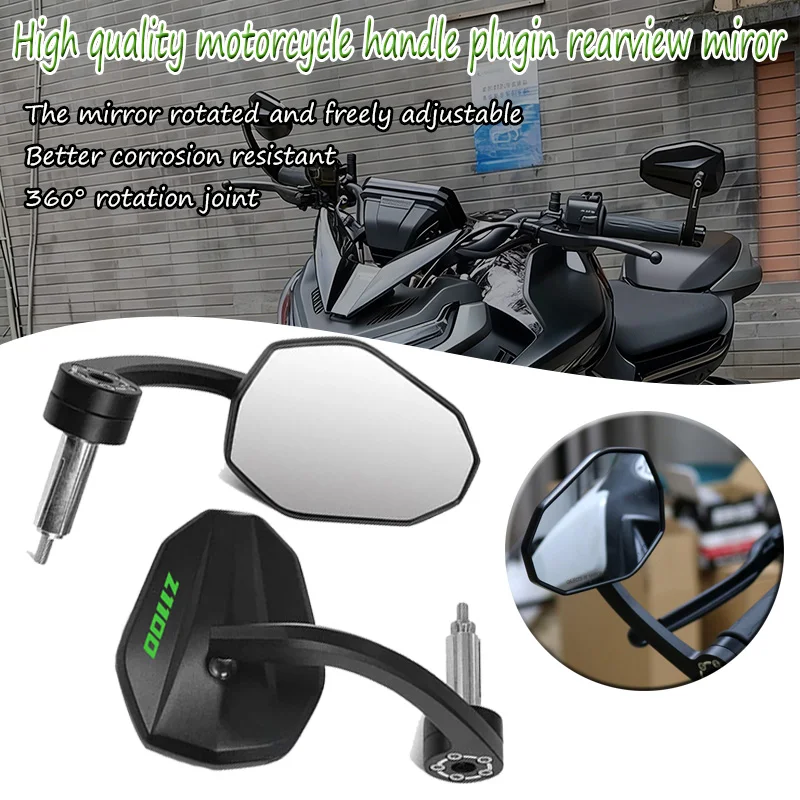 

Для KAWASAKI NEW Z1100 Z900 SE 2025 2026: Новые алюминиевые поворотные зеркала заднего вида на руль (сертификация E9)