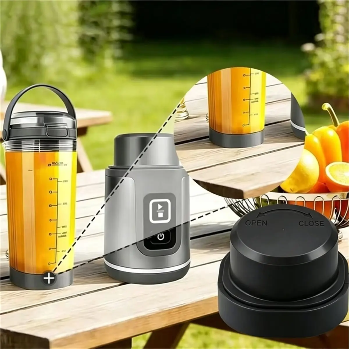 Blade Cover and Vessel Cap Set for Blast Portable Blender BC100 & BC151 Series Leakproof Replacement Accessories