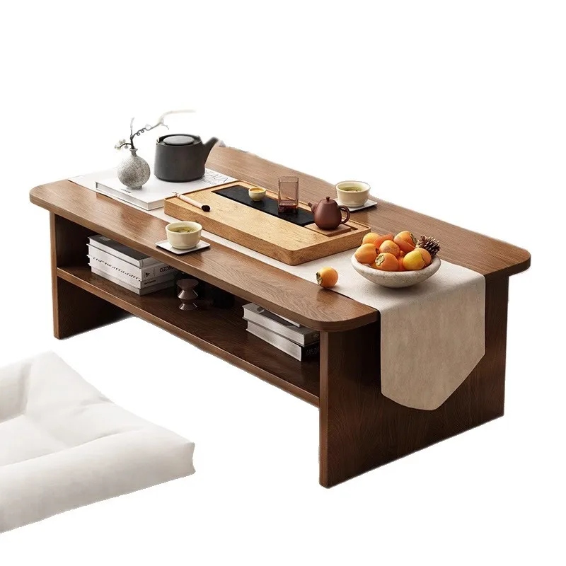 bay window small table bedroom low table sitting on the floor Japanese-style small kang table household simple modern tatami