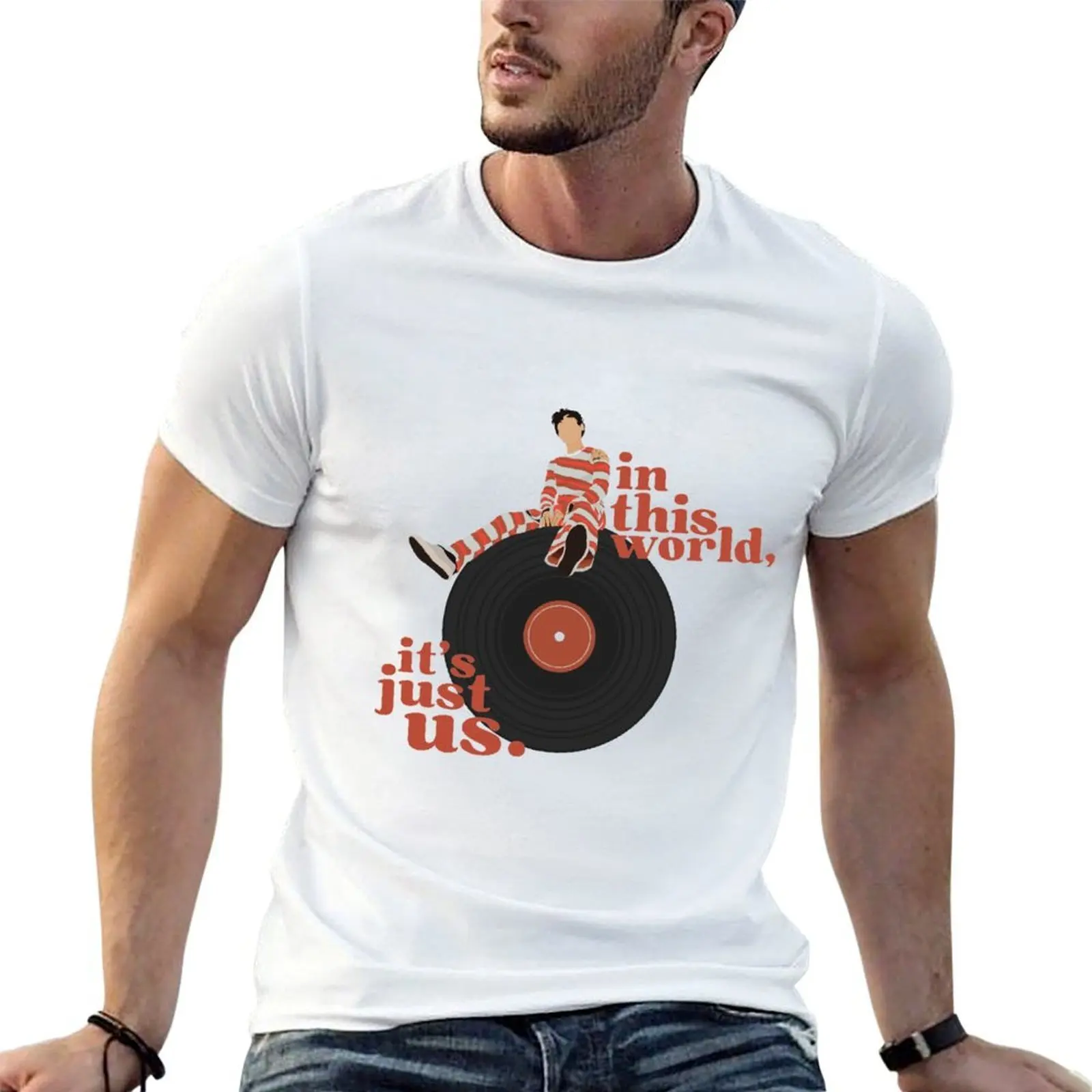 

In this world, it’s just us | cd T-Shirt t shirts for man cotton funny funny t shirts man man t shirt designer T-shirt