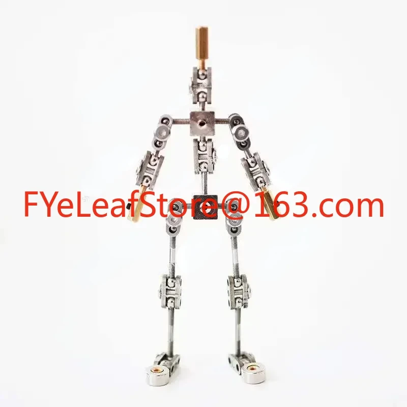 Man skeleton NOT-READY-MADE Studio Stop Motion Armature Kits  Metal Puppet Figure for Character Design Creation