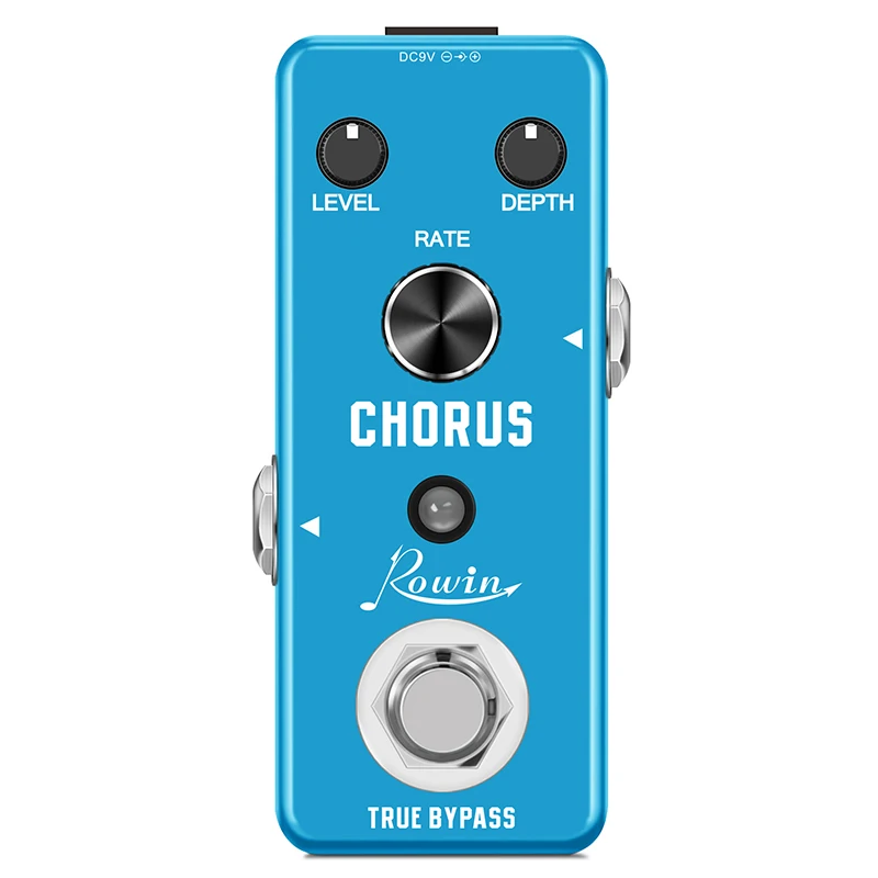 Amuzik-Rowin Clefly VSN Stax Guitar Chorus Effect Pedal, Analog Chorus BBD Circuit Pedal, Uses the Rare MN3007 Chip