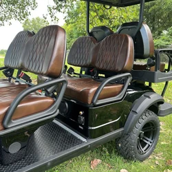 High Performance Customized 48v Lithium Battery Electric Golfs Cart 4+2 6 Seater Electric Evolution Golf Cart Electric