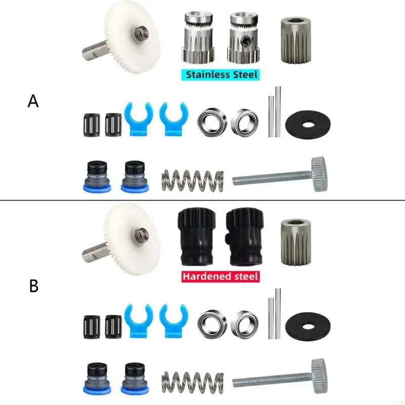 

B0KF 3D -принтер с двойной экструзионной редуктором модернизированной комплект Высокая сталь для 3D -печати