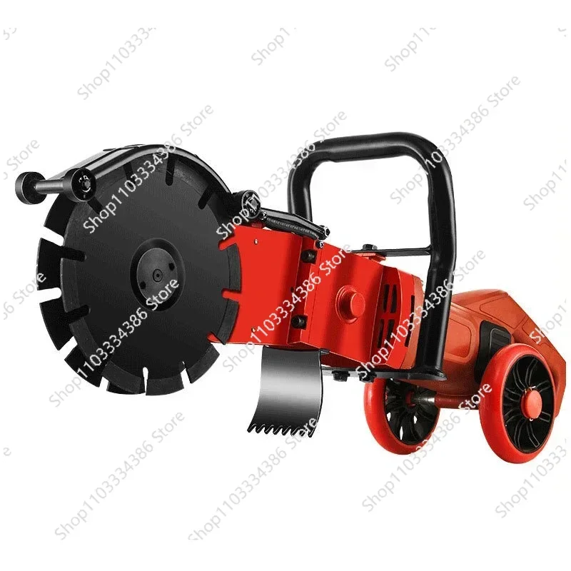 Professional Double-Piece High-Power Concrete Floor Grooving Machine Dust-Free Road Cutting Wall Penetration Machine